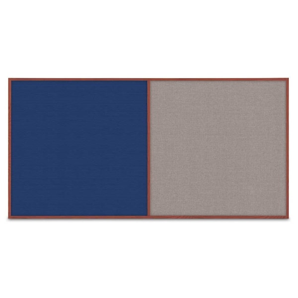 Enclosed Corkboard, 3 Door, 96"x48", 4" Fra
